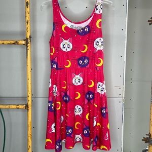 Sailor Moon Luna & Artemis Cats Dress